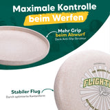 FrightRice - sustainable frisbee made from rice husks & recycled plastic - 175g